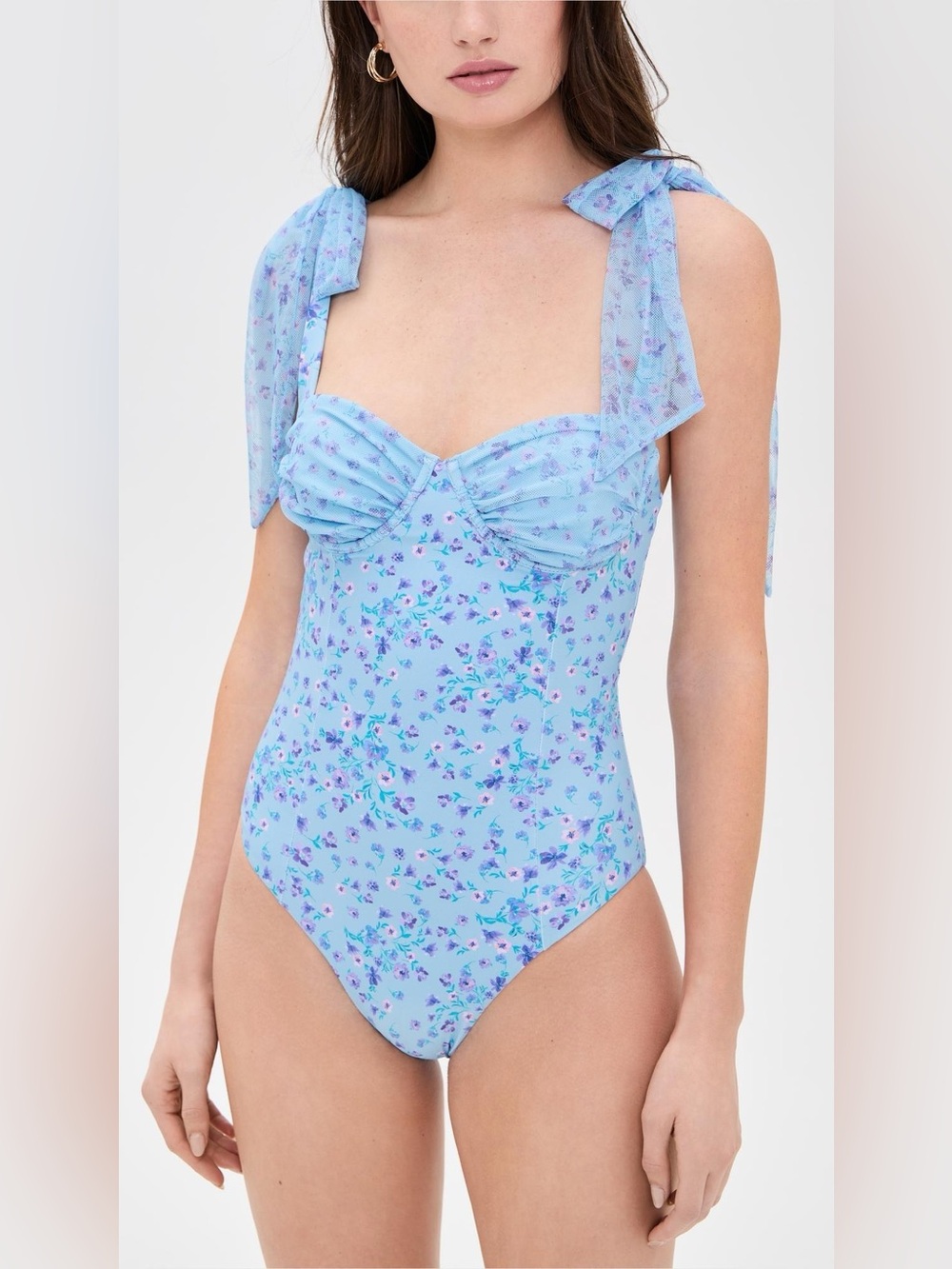 NWT Beach Riot Dede Floral One-Piece Swimsuit Sz XS - Picture 1 of 10